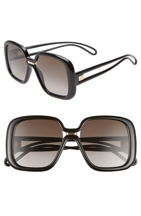 givenchy lentes|givenchy 55mm oversized sunglasses.